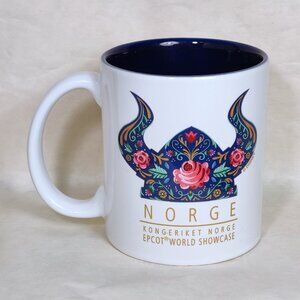 Disney Parks EPCOT Norway Pavilion Mug Norge Viking Rosemaling World Showcase